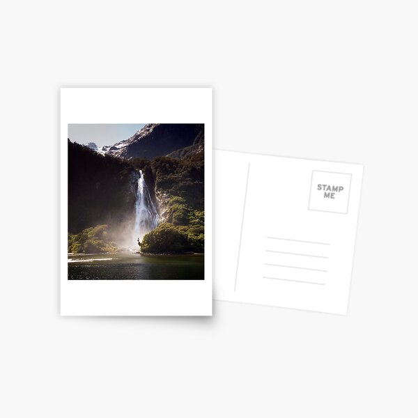 Bowen Falls, Milford Sound Postcard