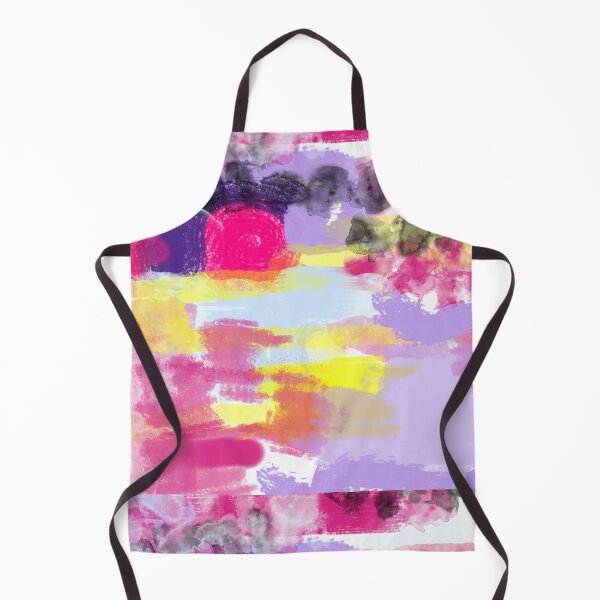 Item preview, Pink and Purple Abstract Painting with Yellow designed and sold by Jessielee72.