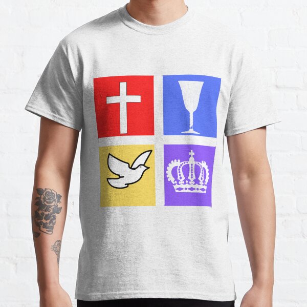  Play Four Square Color Blocks T-Shirt : Clothing