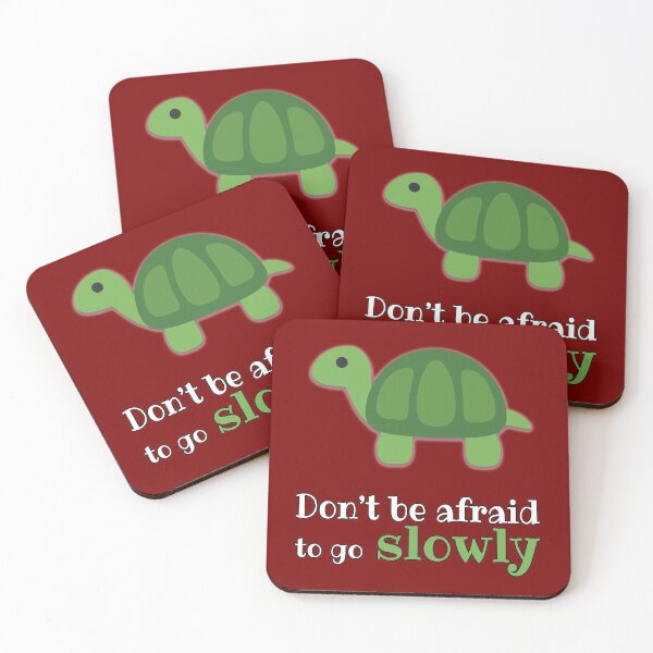 Item preview, Don't Be Afraid To Go Slowly designed and sold by StoneBluePlanet.