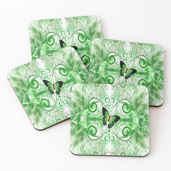 Item preview, Feminine Botanical Butterfly Pattern, 5, Graphic Psychedelic Abstract Art, Inspired by Nature-floral abstract art, Graphic Psychedelic Abstract Art, Inspired by Nature-floral abstract art designed and sold by Adri Barnard.