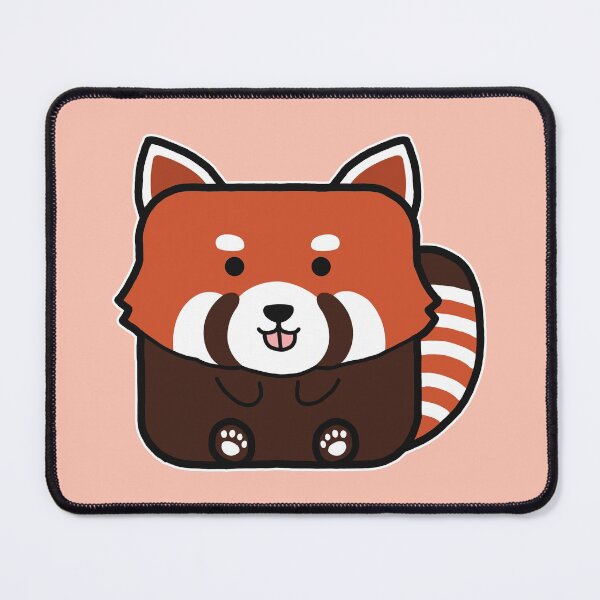 Item preview, Kawaii Square Red Panda designed and sold by Luan Huynh.