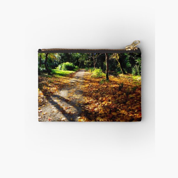 Item preview, Autumn woodland path. designed and sold by Finbarr Reilly.