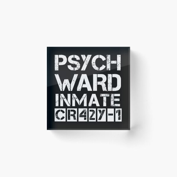 Item preview, Psych Ward Inmate - Funny Halloween Costume party Design designed and sold by Rhu Creations.