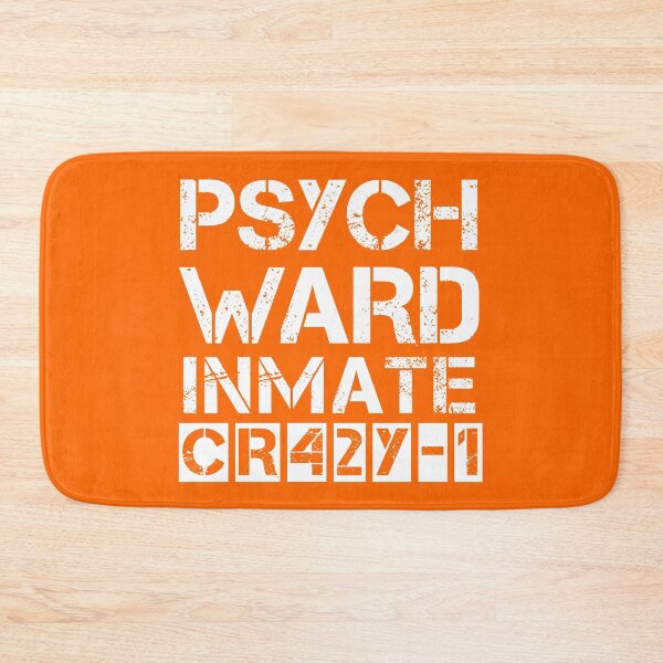 Item preview, Psych Ward Inmate - Funny Halloween Costume party Design designed and sold by Rhu Creations.