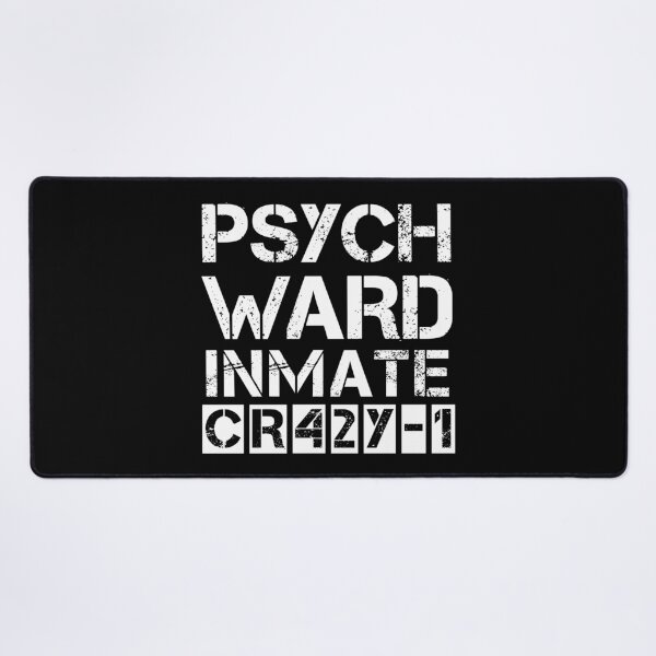 Item preview, Psych Ward Inmate - Funny Halloween Costume party Design designed and sold by Rhu Creations.