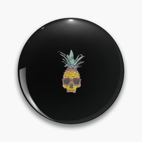 Item preview, Skull Pineapple Wearing Sunglasses Summer Vacation designed and sold by jennifera11.