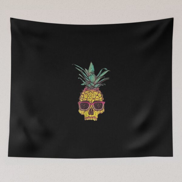 Item preview, Skull Pineapple Wearing Sunglasses Summer Vacation designed and sold by jennifera11.
