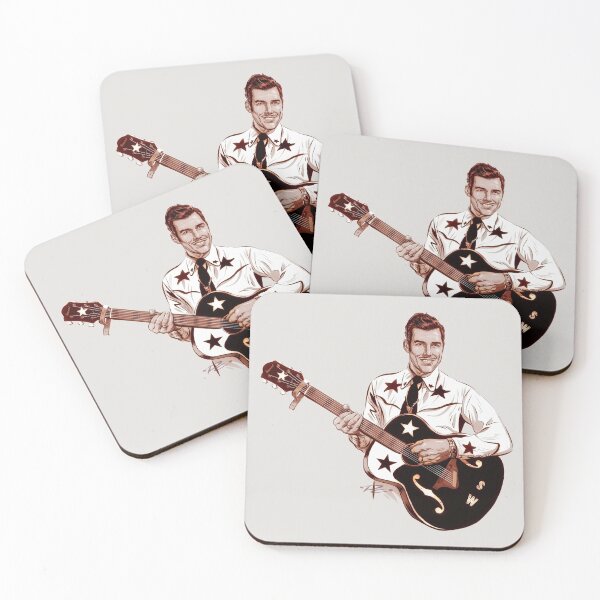 Item preview, Slim Whitman - An illustration by Paul Cemmick designed and sold by TIGERDAVER.