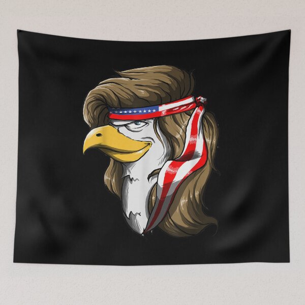 Item preview, Eagle Mullet 4th Of July Usa American Flag Merica designed and sold by lindaxse.