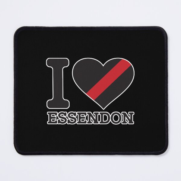 Item preview, “I love ESSENDON” Apparels, Merchandise, T Shirts, Leggings, Skirt, Mask, Apron, Eco Bag designed and sold by Ink Inc.