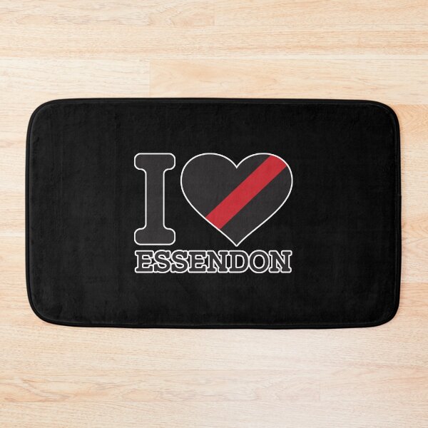 Item preview, “I love ESSENDON” Apparels, Merchandise, T Shirts, Leggings, Skirt, Mask, Apron, Eco Bag designed and sold by Ink Inc.