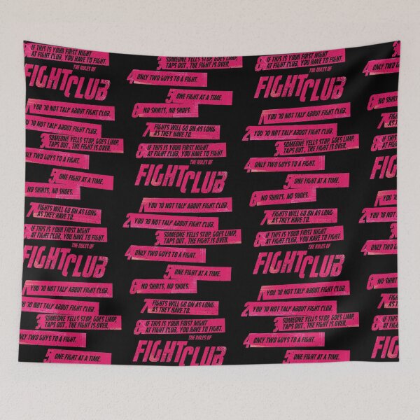 Item preview, Fight Club Rules designed and sold by Nikita Abakumov.