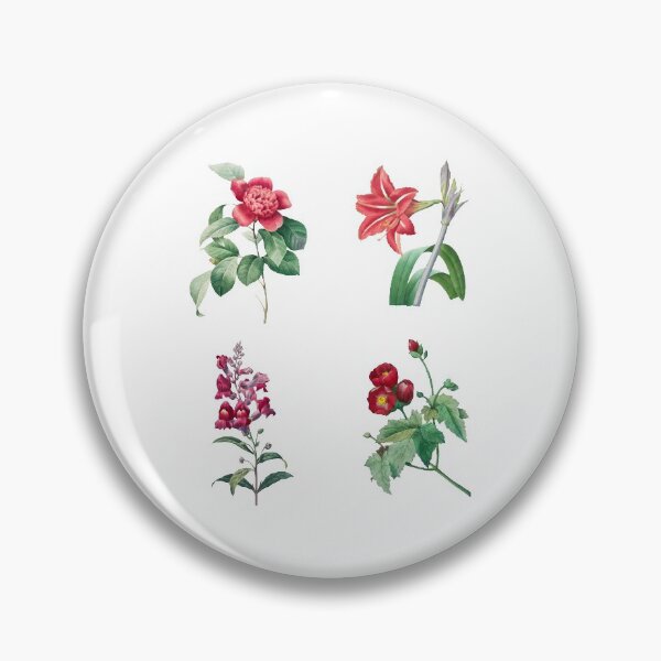 Item preview, Vintage Red Flowers pack designed and sold by DaphneKstudio .