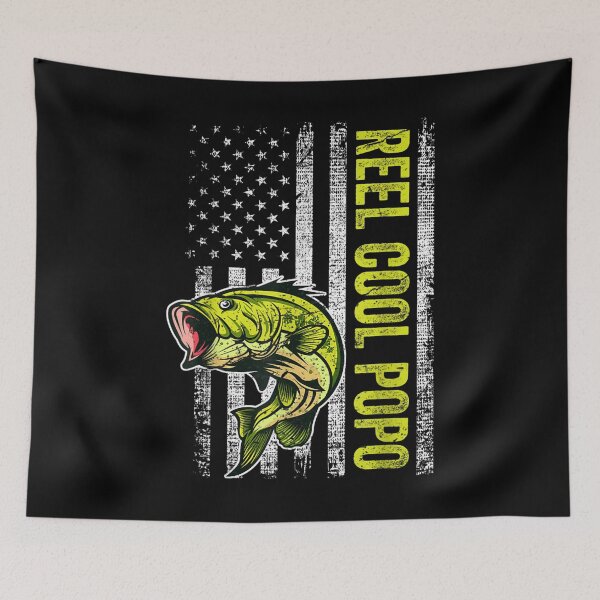 Item preview, Reel Cool Popo Fishing Father's Day Gift American Flag designed and sold by jennifera11.