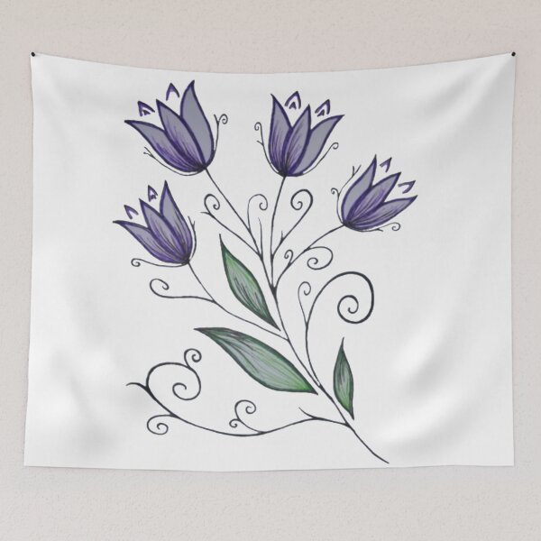 Item preview, Purple Flowers designed and sold by SLDagen.