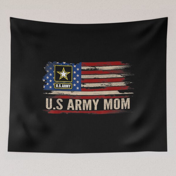 Item preview, Vintage U S Army Mom With American Flag Veteran Gift designed and sold by jennifera11.