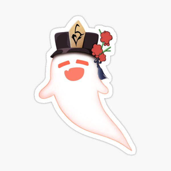 ♥ Boo Tao ♥ Hu Tao Ghost Sticker, Genshin Impact,  Sticker by Colchetos