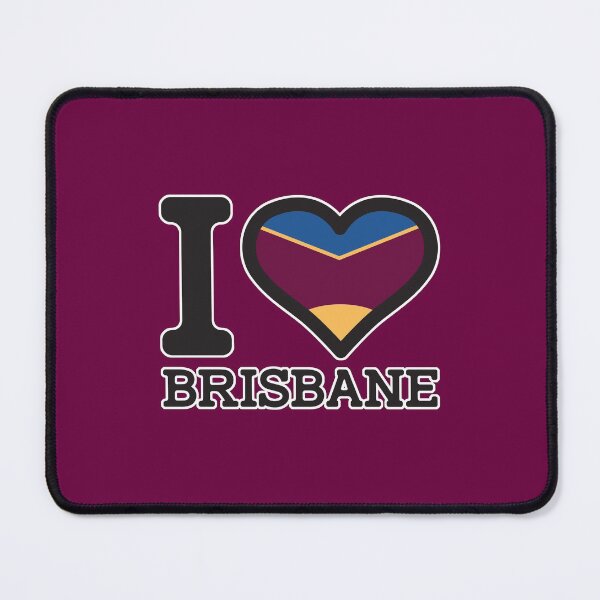 Item preview, “I love Brisbane” Apparels, Merchandise, T Shirts, Leggings, Skirt, Mask, Apron, Eco Bag designed and sold by Ink Inc.