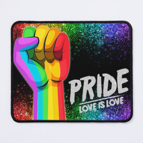 Item preview, 20 oz Skinny Tumbler Faux Glitter Wrap, Support Gay/Lesbian Pride Tumbler Wrap, LGBT Love is Love Sublimation Straight & Tapered Tumbler PNG designed and sold by V28LBFF8.