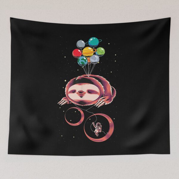 Item preview, Sloth Travel Astronaut Kids Outer Science designed and sold by jennifera11.