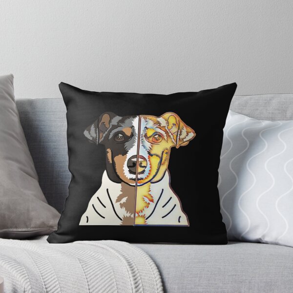 Item preview, Half and half Dog drawing designed and sold by HarveyChaats.