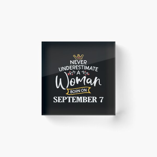 Item preview, Woman Born In September 7 Birthday Gift Idea designed and sold by jennifera11.