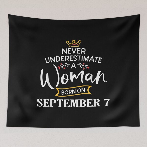Item preview, Woman Born In September 7 Birthday Gift Idea designed and sold by jennifera11.