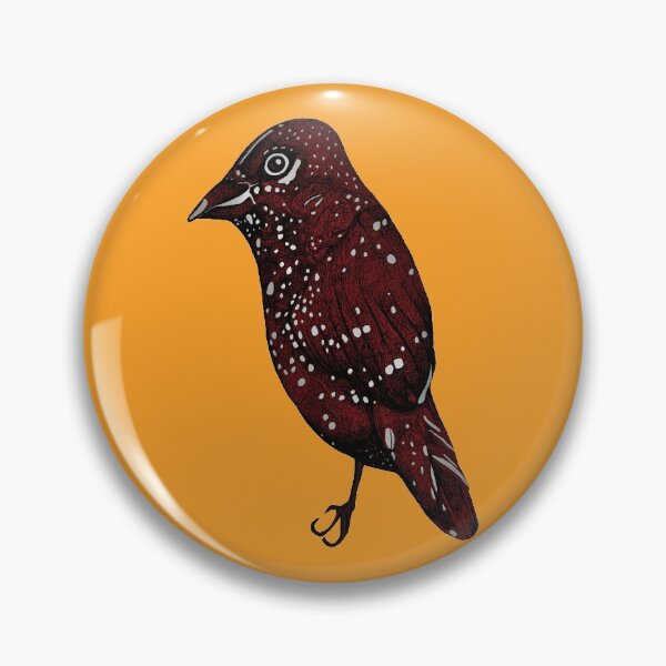 Item preview, The Bird with Red Feathers designed and sold by AnnieHines.