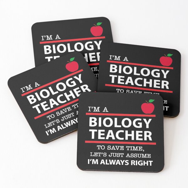 Item preview, I'm a Biology Teacher - I'm Always Right designed and sold by Marc Scott-Parkin.