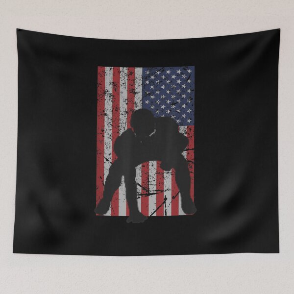 Item preview, American Offensive Lineman Lineman Flag designed and sold by jennifera11.