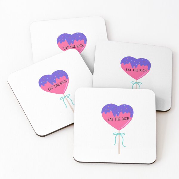 Item preview, EAT THE RICH STICKER designed and sold by DiscoVibes.