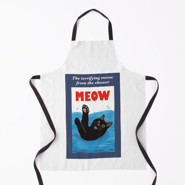 Item preview, Black cat showering designed and sold by Dearlinh.