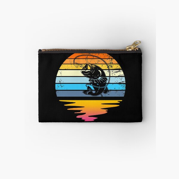 Item preview, Fish Hook Fisherman Retro Sunset Funny Angler Fishing Gear designed and sold by DynamicDesign.