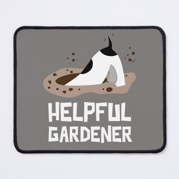 Item preview, Helpful gardener .. or not? (Happy dog digging a BIG hole). designed and sold by JellyBeenzz.