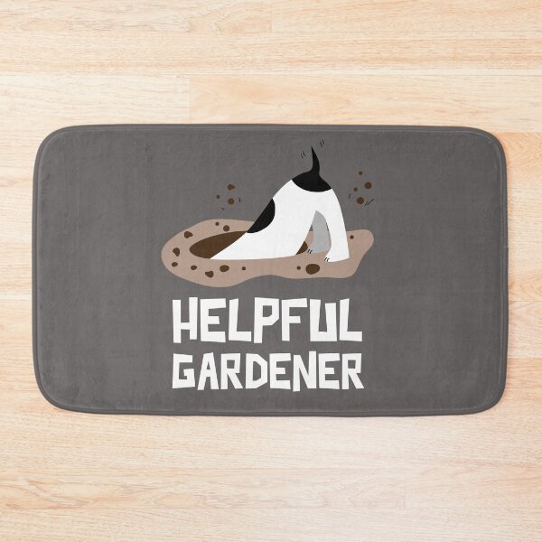 Item preview, Helpful gardener .. or not? (Happy dog digging a BIG hole). designed and sold by JellyBeenzz.