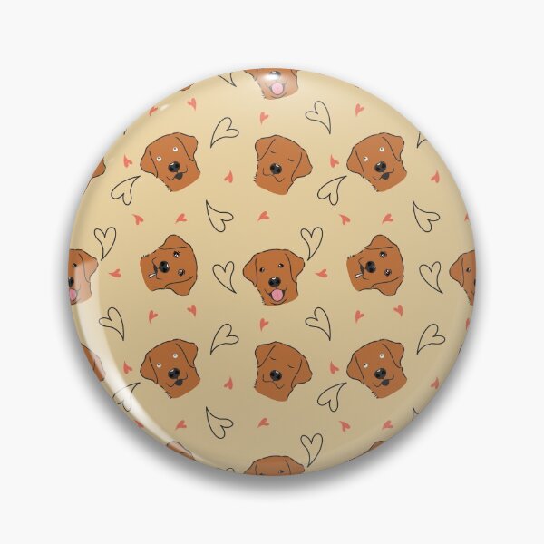 Item preview, Red Labrador Retriever Dog Head Emoji designed and sold by Lulupainting.