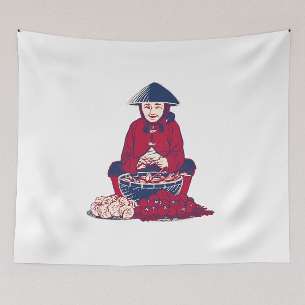 Item preview, People of Vietnam - Market Lady in Saigon designed and sold by IZANAMI By Akane Yabushita.