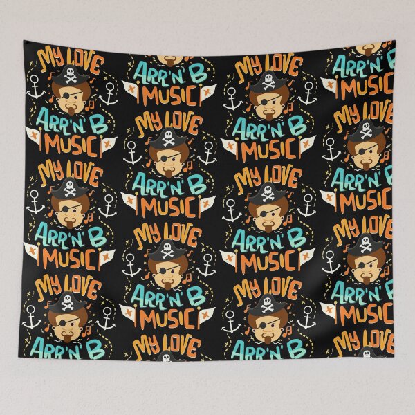 Item preview, My Love Arr'N'B Music - Pirate Pun designed and sold by anziehend.