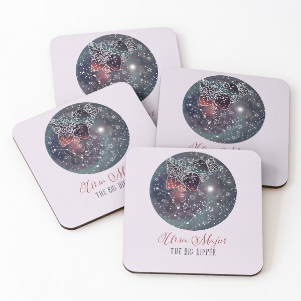 Item preview, Big Dipper Ursa Major Strawberry moon Constellation art Astronomy gifts Celestial poster Science gifts women Astronomy print Starry night sky Astronomer gift designed and sold by GalleryArtField.