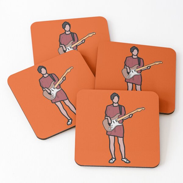 Item preview, Ligne claire 21 - Female guitarist designed and sold by Cleobule.
