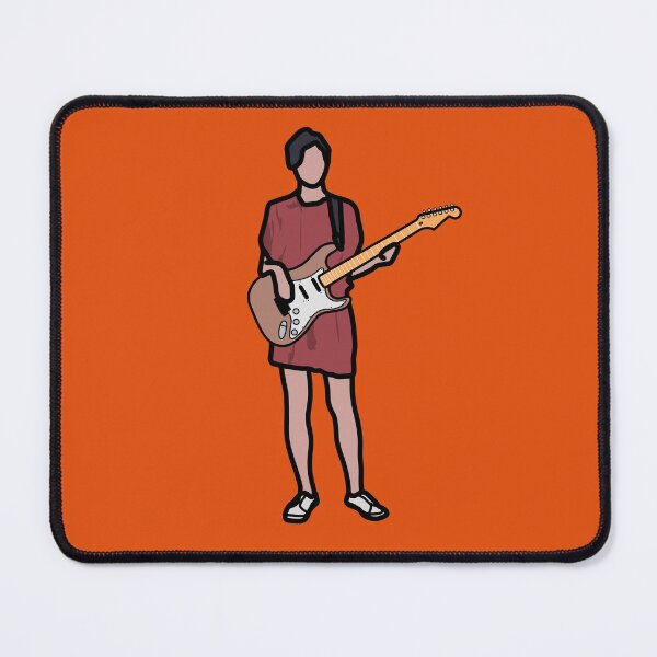 Item preview, Ligne claire 21 - Female guitarist designed and sold by Cleobule.