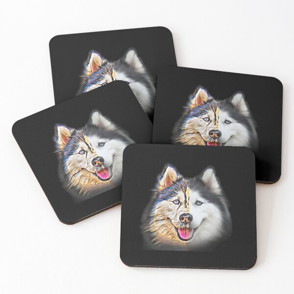 Item preview, Husky Half and Half Drawing designed and sold by HarveyChaats.