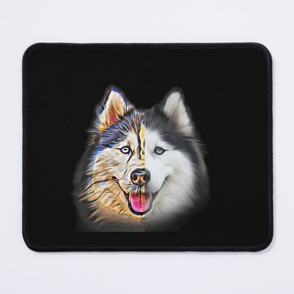Item preview, Husky Half and Half Drawing designed and sold by HarveyChaats.