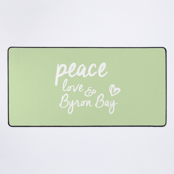 Item preview, peace, love & Byron Bay designed and sold by slimbirdy.