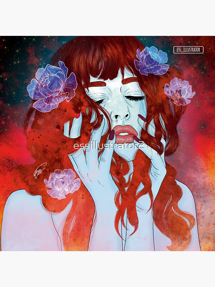 "ON FIRE LIMITED EDITION" Sticker for Sale by essillustrator2 Redbubble