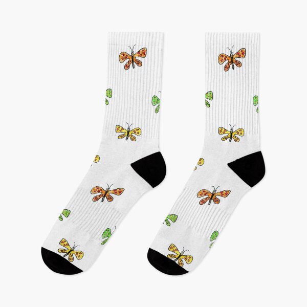 Item preview, Butterfly Cartoon Drawing Motif  Pattern designed and sold by DFLC Prints.