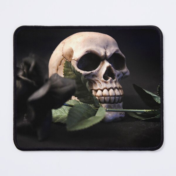 Item preview, Skull with rose designed and sold by Denis Charmot.