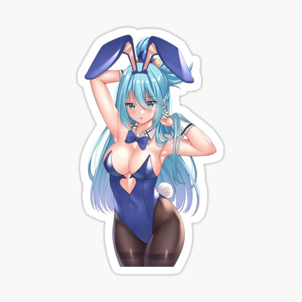 Konosuba Blonde Darkness Punish Me Senpai Hentai Anime  Sticker for Sale  by davidsykeser