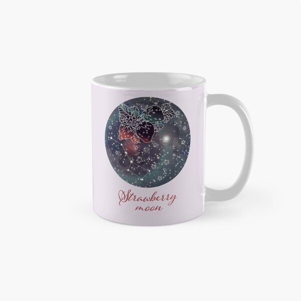 Item preview, Strawberry moon Big Dipper Ursa Major Constellation art Astronomy gifts Celestial poster Science gifts women Astronomy print Starry night sky Astronomer gift designed and sold by GalleryArtField.